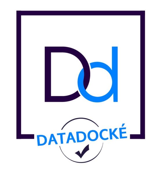 Logo « Datadocké » indiquant le référencement de la formation sur Datadock